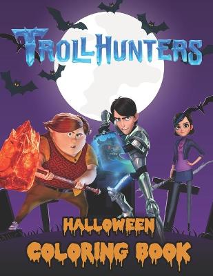Book cover for Trollhunters Halloween Coloring Book