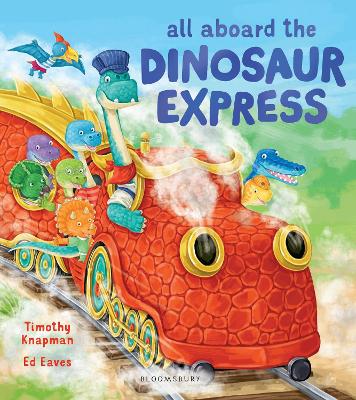 Book cover for All Aboard the Dinosaur Express