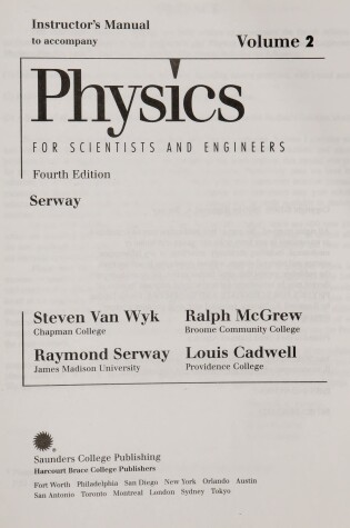 Cover of Phy Sci Engin Im V1 Chp 1-22