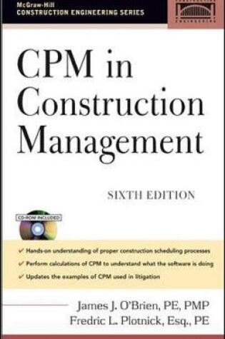 Cover of CPM in Construction Management