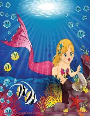 Book cover for Sweet Little Mermaid 2017-2018 Large 18 Month Academic Planner Calendar