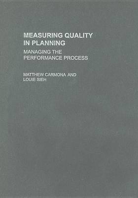 Book cover for Measuring Quality in Planning