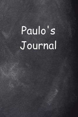 Book cover for Paulo Personalized Name Journal Custom Name Gift Idea Paulo