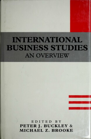 Book cover for International Business Studies