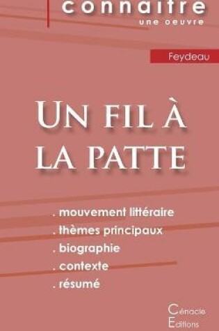 Cover of Fiche de lecture Un fil a la patte de Feydeau (Analyse litteraire de reference et resume complet)