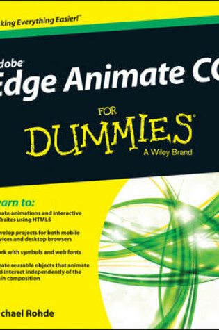 Cover of Adobe Edge Animate for Dummies