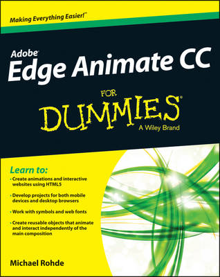 Book cover for Adobe Edge Animate for Dummies