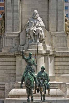 Book cover for Don Quixote Statue in Madrid, Spain