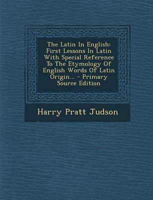 Book cover for The Latin in English