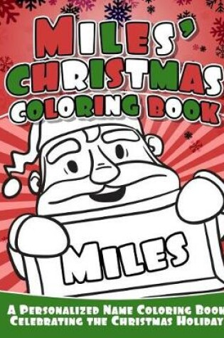 Cover of Miles' Christmas Coloring Book