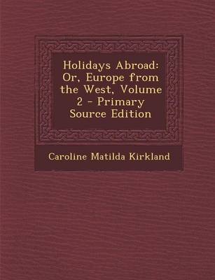 Book cover for Holidays Abroad