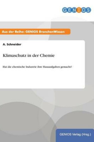 Cover of Klimaschutz in der Chemie