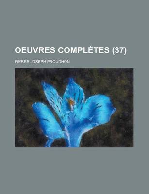 Book cover for Oeuvres Completes (37)