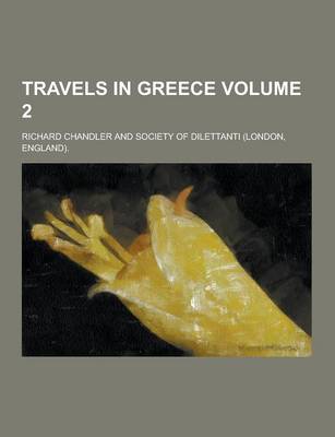 Book cover for Travels in Greece Volume 2