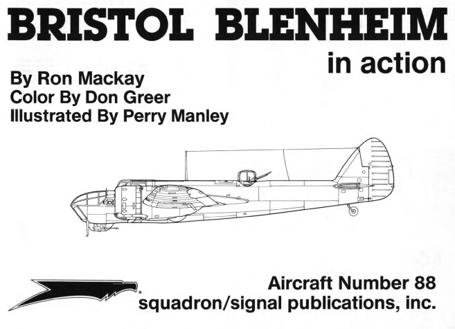 Book cover for Bristol Blenheim in Action