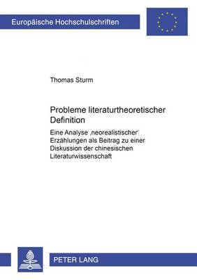 Cover of Probleme Literaturtheoretischer Definition