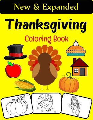 Book cover for Thanksgiving Coloring Book