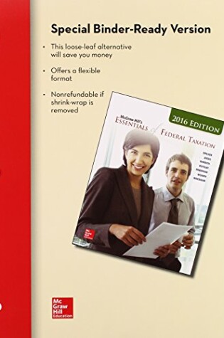 Cover of Loose-Leaf for McGraw-Hill's Essentials of Federal Taxation, 2016 Edition with Connect and Taxact