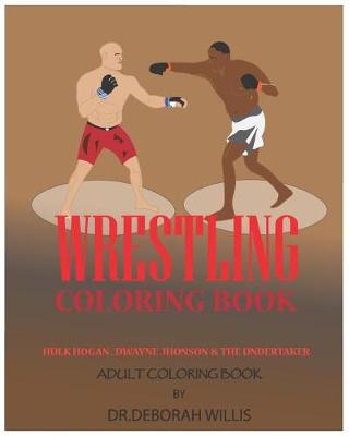 Book cover for Wrestling Coloring Book