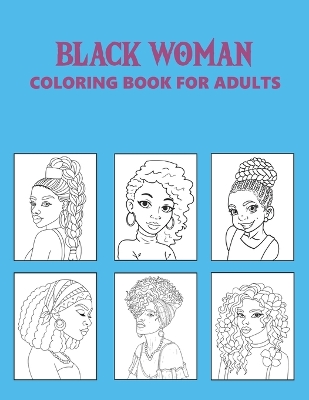 Book cover for Black Women Coloring book For Adults