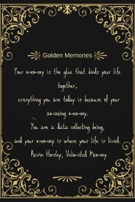 Book cover for Golden Memories Notebook