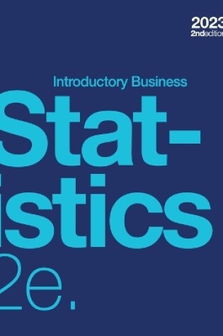 Cover of Introductory Business Statistics 2e (paperback, b&w)