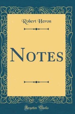 Cover of Notes (Classic Reprint)