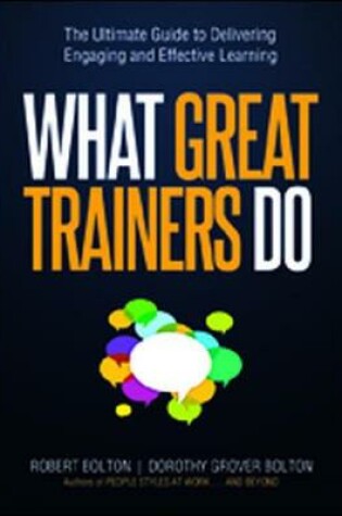 Cover of What Great Trainers Do