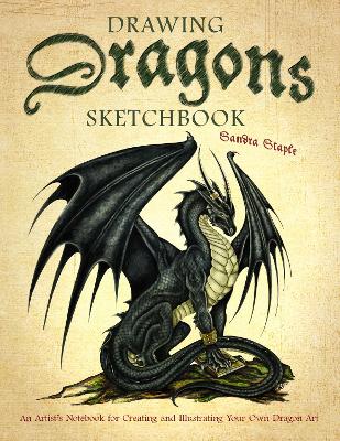 Book cover for Drawing Dragons Sketchbook