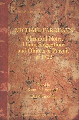 Cover of Michael Faraday's 'Chemical Notes, Hints, Suggestions and Objects of Pursuit' of 1822