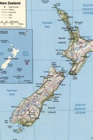 Cover of Modern Map of New Zealand Journal