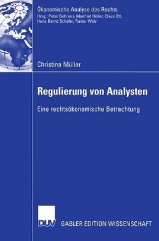 Cover of Regulierung von Analysten