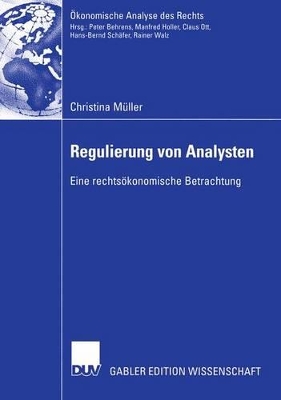 Cover of Regulierung von Analysten