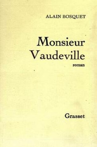 Cover of Monsieur Vaudeville