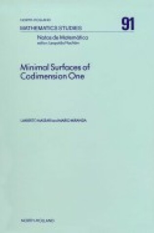 Cover of Minimal Sets of Codimension One