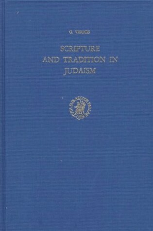 Cover of Scripture and Tradition in Judaism