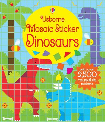 Book cover for Mosaic Sticker Dinosaurs