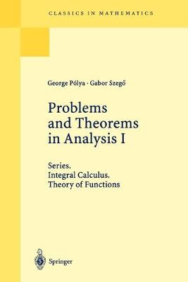 Book cover for Problems and Theorems in Analysis I