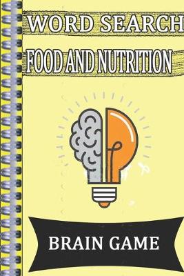 Book cover for Word Search FOOD AND NUTRITION