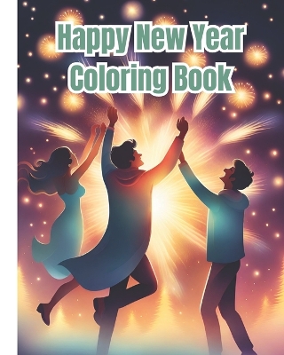 Book cover for Happy New Year Coloring Book