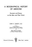 Book cover for Biographical History of Medicine