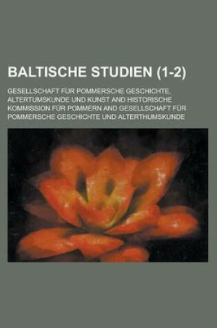 Cover of Baltische Studien (1-2)