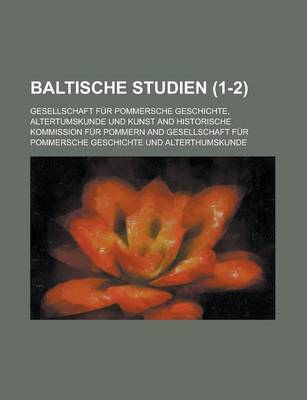 Book cover for Baltische Studien (1-2)