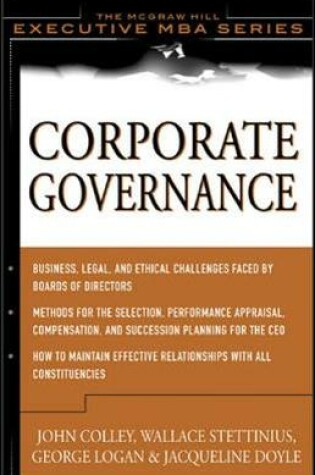 Cover of Corporate Governance