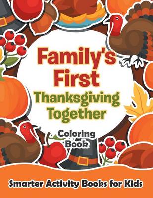 Book cover for Family's First Thanksgiving Together Coloring Book