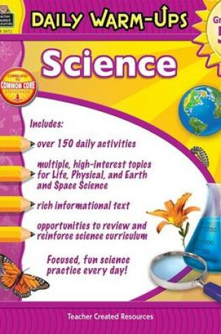 Cover of Daily Warm-Ups: Science Grade 5