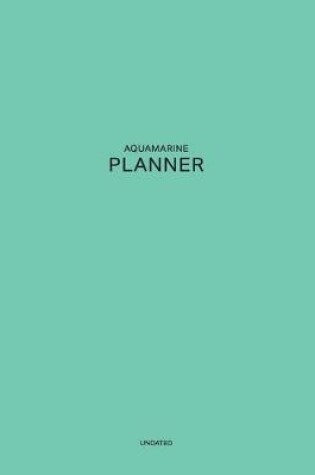 Cover of Undated Aquamarine Planner