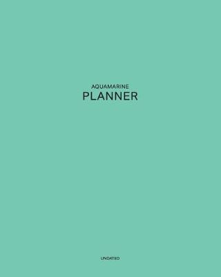 Cover of Undated Aquamarine Planner