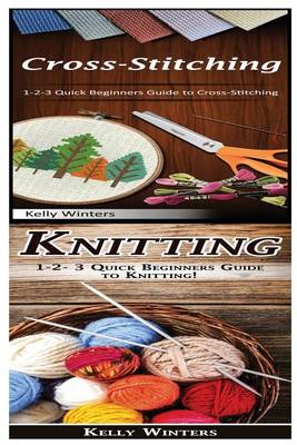 Book cover for Cross-Stitching & Knitting