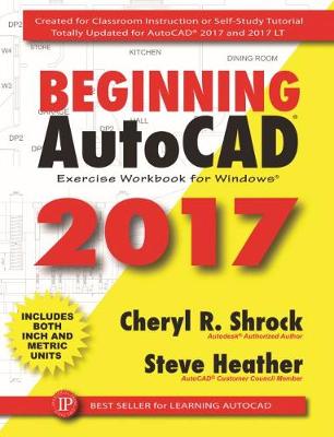 Book cover for Beginning AutoCAD 2017 Exercise Workbook